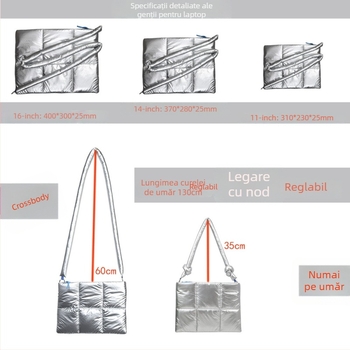 Geantă pentru laptop, material PC, impermeabilă, ultra ușoară, protecție la șocuri, model geometric.