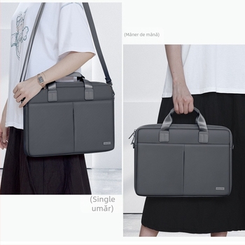 Maiku rucsac pentru laptop - impermeabil, rezistent la șocuri, poliester; buzunar laptop căptușit; buzunare interne pentru telefon, ID și carduri; compatibil cu laptopuri de 13/14/15,6 inch.