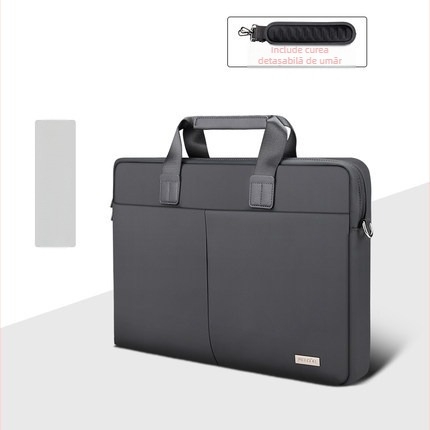 Maiku rucsac pentru laptop - impermeabil, rezistent la șocuri, poliester; buzunar laptop căptușit; buzunare interne pentru telefon, ID și carduri; compatibil cu laptopuri de 13/14/15,6 inch.