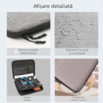 Carcasă de protecție pentru iPad Pro cu husă EVA rigidă și căptușeală interioară (Material: EVA; Căptușire: poliester; Funcție: rezistență la cutremure; Primăvara 2025; Brand: Weipingcheng)