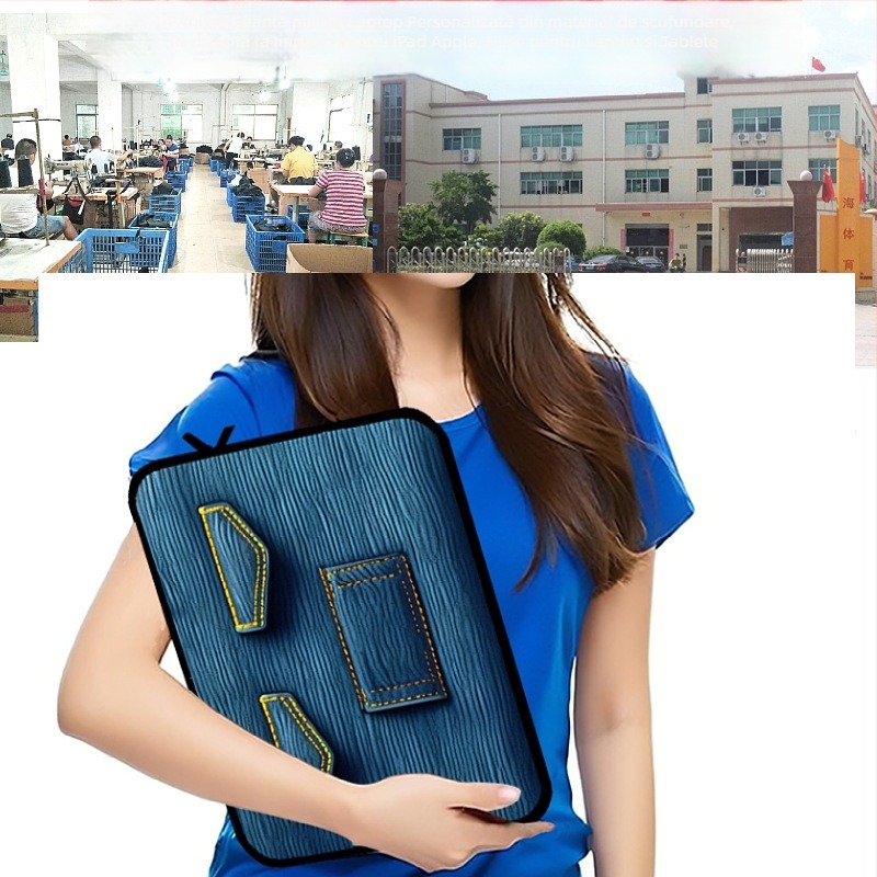 Husa protectoare pentru laptop și tabletă – impermeabilă, ultraușoară, material diving cloth, căptușeală din poliester, unisex, stil urban minimalist