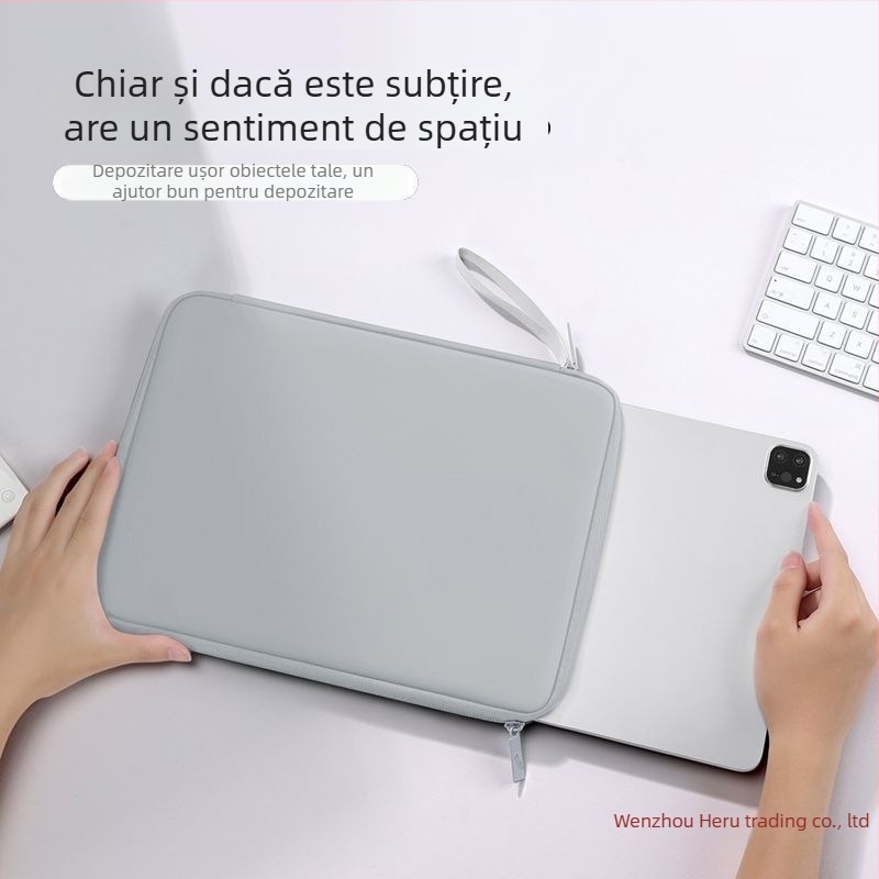 Geantă portabilă de stocare pentru tabletă — Material PU, impermeabilă, rezistentă la căderi, Stil urban minimalist, Compatibilă cu tablete iPad