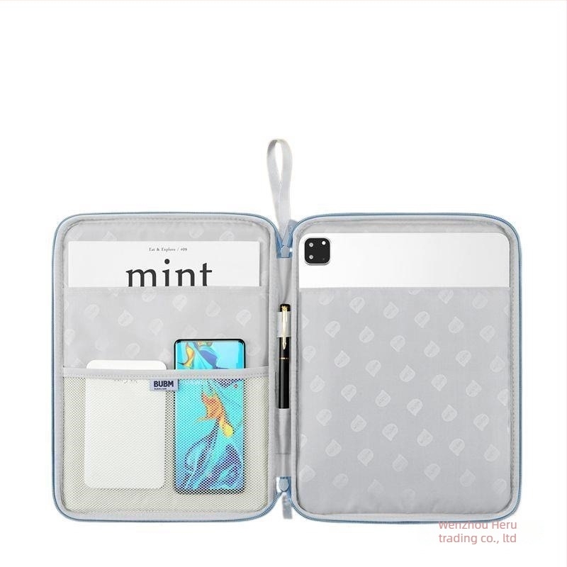 Geantă portabilă de stocare pentru tabletă — Material PU, impermeabilă, rezistentă la căderi, Stil urban minimalist, Compatibilă cu tablete iPad