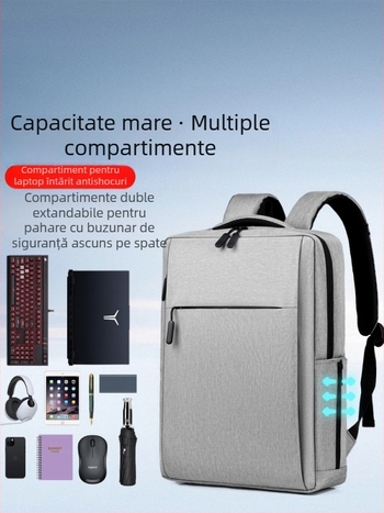 Rucsac pentru laptop cu protecție anti-furt, impermeabil, respirabil, rezistent la uzură și cu reducerea încărcării
