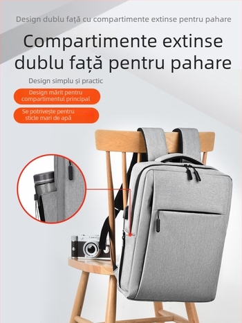 Rucsac pentru laptop cu protecție anti-furt, impermeabil, respirabil, rezistent la uzură și cu reducerea încărcării
