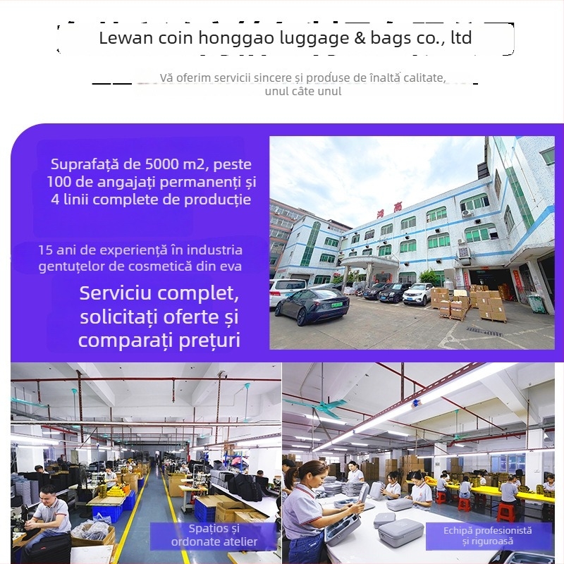 Geantă EVA pentru calculator cu fermoar, mâner moale, impermeabilă, rezistentă la uzură, antisismică