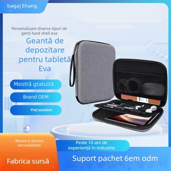 Husă EVA dură pentru Surface Pro 7, protecție corp, geantă de depozitare (Modelul 127 • Încărcare 101 • Cusătură • Multifunțional)