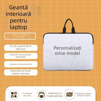 Geantă unisex pentru laptop și tabletă, din material Oxford și piele PU, model desen animat, căptușeală PU
