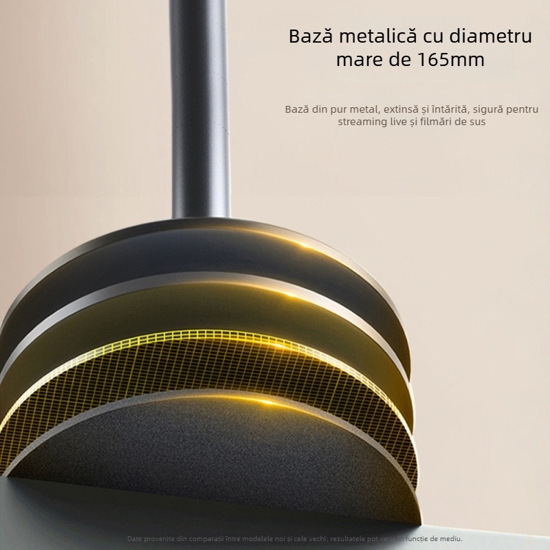 BX-RC04 suport magnetic de birou pentru telefon, pliabil, rotativ, înălțime reglabilă, aliaj de aluminiu