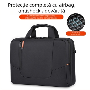 Brinch Geantă pentru laptop, material Oxford, extindere, stil urban, căptușeală din poliester, unisex