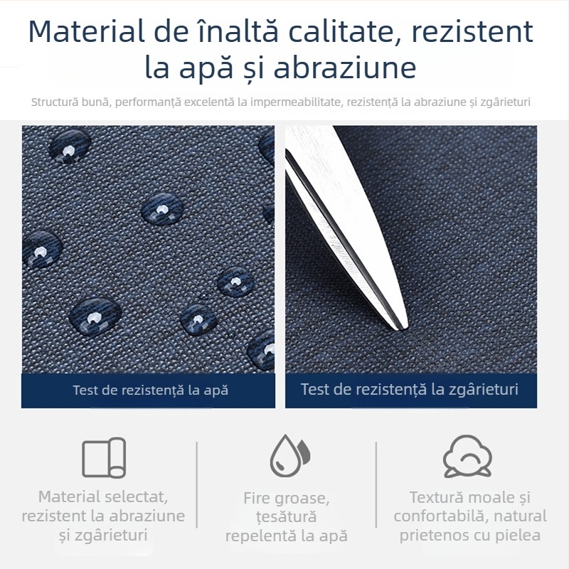 Geantă de afaceri BADENROO din PU cu model litere și căptușeală din poliester, pentru deplasări de afaceri