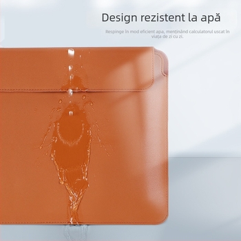 Husa interioară din piele naturală pentru MacBook Pro și MacBook Air, greutate 0,4 kg