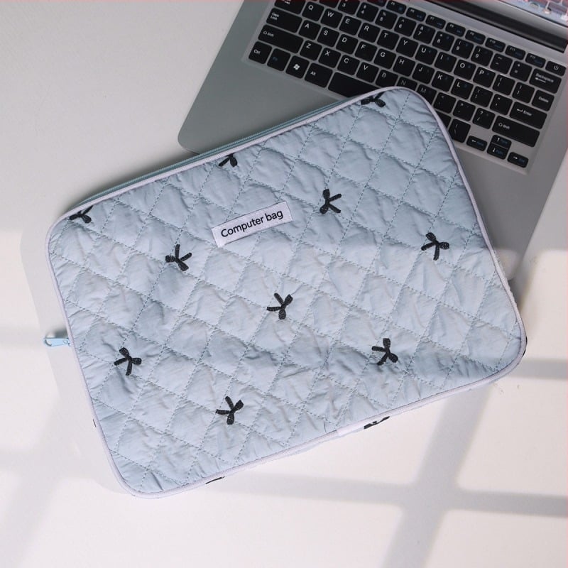 Geantă pentru laptop (ultra-ușor, protecție împotriva șocurilor, material din poliester, model geometric, design unisex)