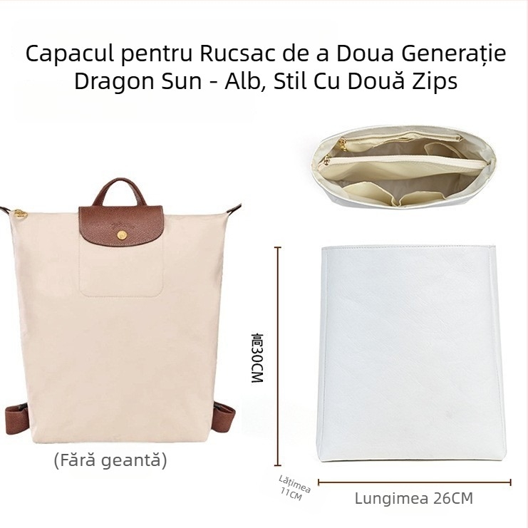 Meiyun interior ultra-ușor pentru rucsac, din hârtie Dupont, format cub – spațiu de depozitare pentru machiaj în timpul călătoriilor