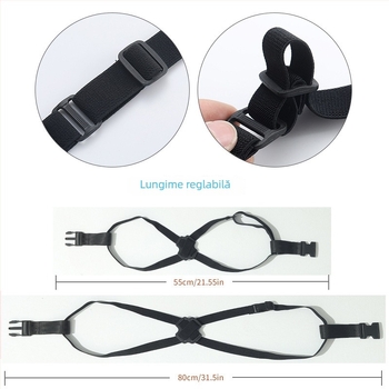 Șnur de ambalare pentru bagaje din nylon – curea elastică anti-cădere, fixare sigură a valizei, depozitare compactă