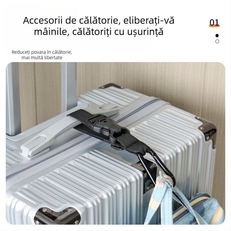 Accesoriu pentru bagaje cu bretea reglabilă și cataramă externă pentru rucsac și călătorii (Material: Corduroy; Brand: Other; Model: See details; Funcție: Other)