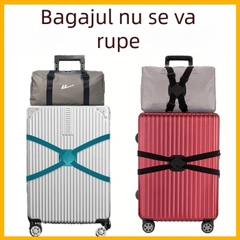 Curea de bagaje cu formă de 8, întărită, anti-furt, accesorii pentru bagaje, corduroy