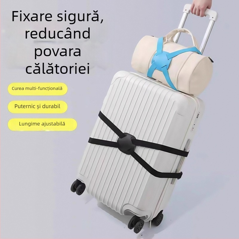Curea de bagaje cu formă de 8, întărită, anti-furt, accesorii pentru bagaje, corduroy