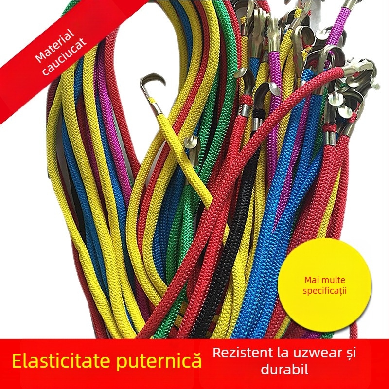 Curea circulară de legare împletită pentru biciclete și bagaje, material din cauciuc, brand Shun Yi