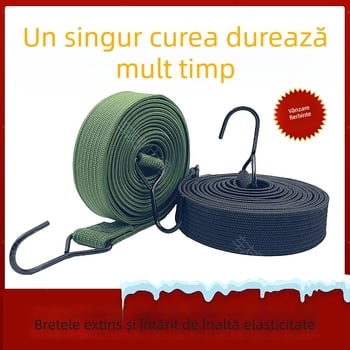 Sfoară elastică pentru bagaje, curea universală de legare, durabilă, îngroșată, rezistentă la uzură, pentru utilizare în mașină