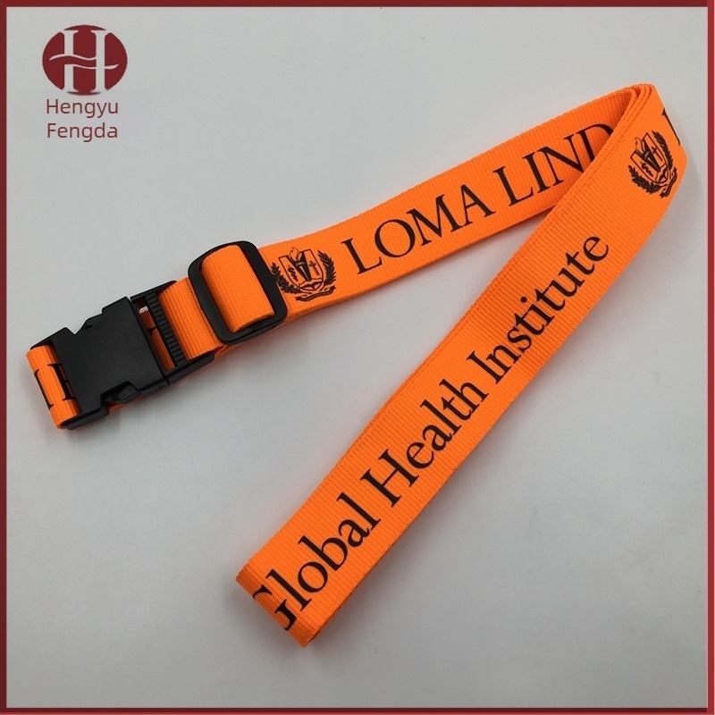 Curea extinsă pentru bagaje din poliester, imprimare silkscreen, accesorii ABS, personalizare disponibilă