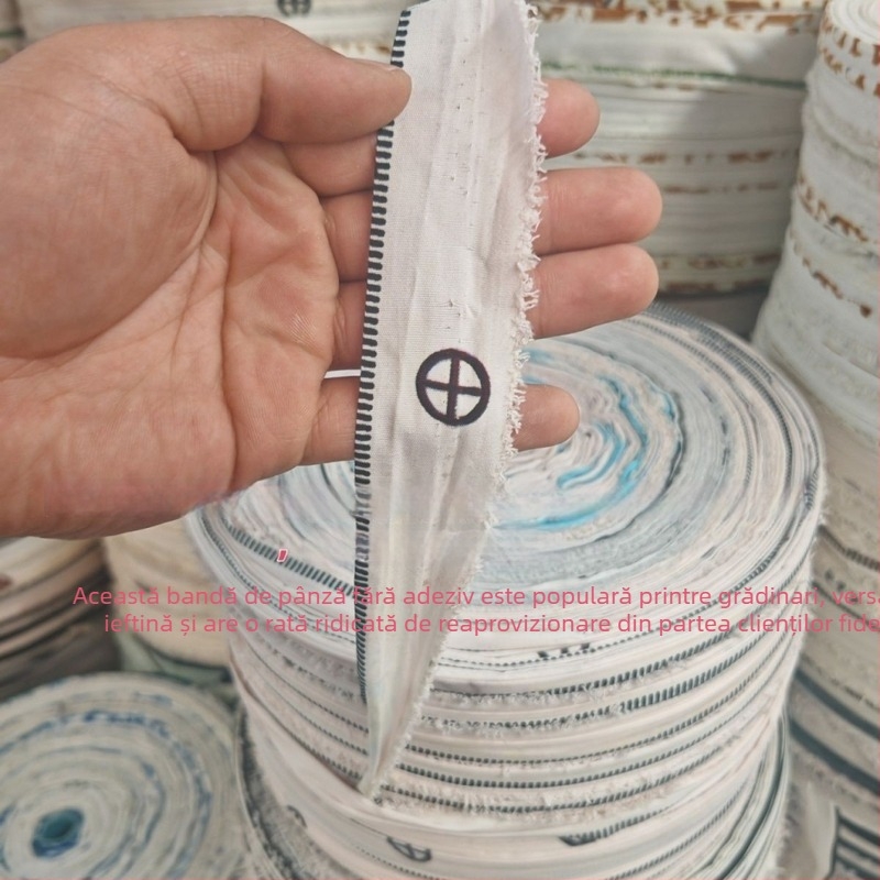 Benzi din pânză pentru legat cu catarame – rezistente la intemperii, pentru uz casnic, ideale pentru legarea ramurilor de fructe și fixarea obiectelor (Greutate maximă 50 kg; Temperatură de funcționare 110; Standard: pânză pură; Brand: Zhi chen)