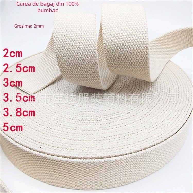 Bretea groasă pentru rucsac din bumbac și pânză, cu model cu mărgele, pentru ghiozdan/bagaj (Brand: YOB; Aplicare: Lenjerie; Materiale: bumbac, pânză)