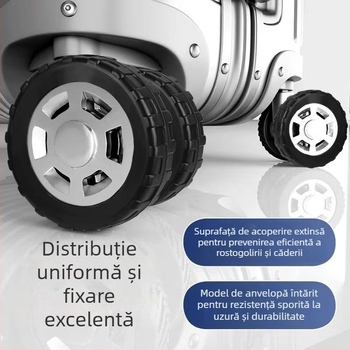 Capac de roată din silicon pentru bagaj — roată silențioasă, protecție universală pentru roți, antiderapant