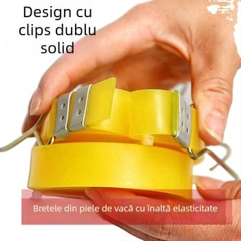 Bandă elastică pentru legarea bagajelor; material: piele de vițel; tip: bandă elastică; potrivită pentru legarea bagajelor; disponibilă în mai multe dimensiuni