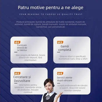 Bandă de ambalare PP pentru mașini de ambalare, dublă utilizare, grosime 0,6 mm, rezistență la tracțiune 20 kg, greutate 10 kg