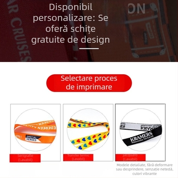 Bandă de webbing din poliester albă, 15-38 mm, imprimare prin transfer termic, lanard personalizat, panglică decorativă, curea pentru bagaje, în stoc