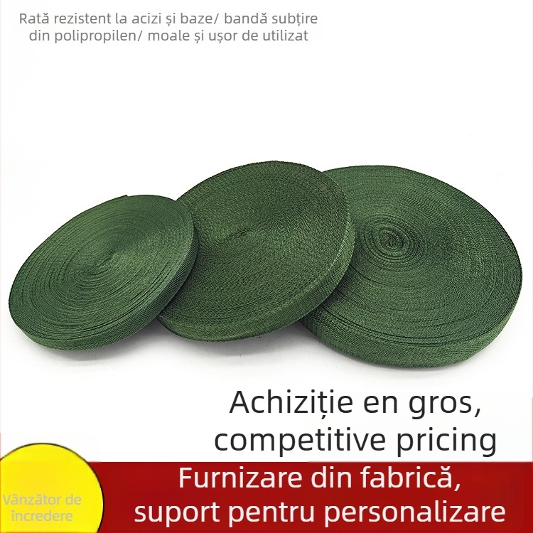 Bandă de legare din polipropilenă, lungime 30 m, lățime 20 mm, rezistență la sarcină 50 kg, rezistență la rupere 55 kg