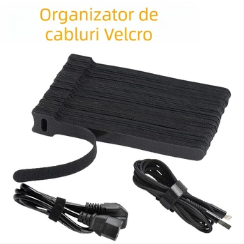 Velcro pentru cabluri, organizare autoadezivă a cablurilor de date