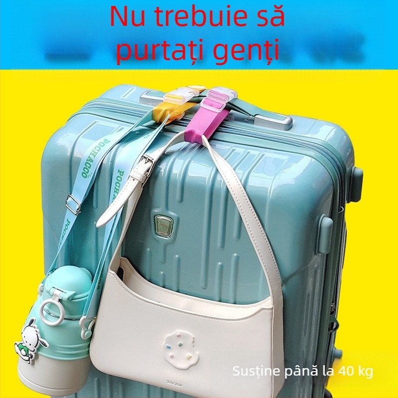 Curea pentru bagaje Corduroy – universală, portabilă, anti-pierdere, accesoriu de călătorie