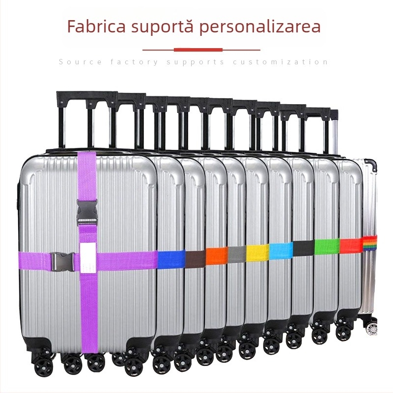 Curea de bagaje cu lacăt codificat – curea Velcro pentru călătorii