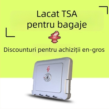 Lacăt pentru bagaje din ABS cu parolă, TSA aprobat, anti-furt