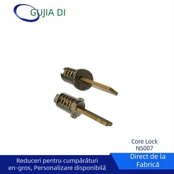Lacăt pentru bagaje cu amprentă NS-007, din aliaj de zinc, grosime tijă 3.0 mm, spațiere tijă 5.0 mm, tip amprentă