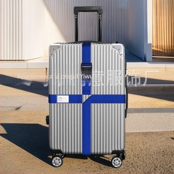 Curea de bagaje din nylon cu design încrucișat și încuietoare cu parolă antifurt