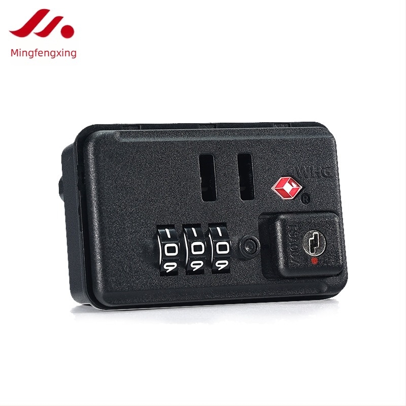 Lacăt pentru bagaje cu cod MF561, construcție din plastic, încuietoare pentru fermoarul bagajelor