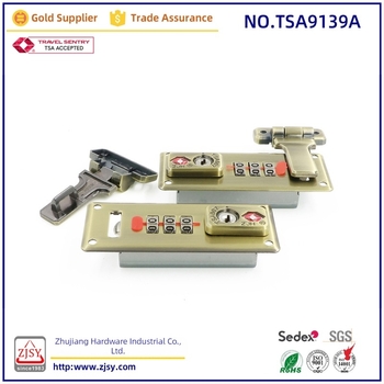 Lăcăt TSA pentru bagaje cu parolă 9139.A – aliaj de zinc, 179 g, brand zjsy, imprimare logo disponibilă