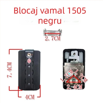 Lacăt TSA007 pentru bagaje cu încuietoare cu parolă, material ABS, destinat reparațiilor bagajelor