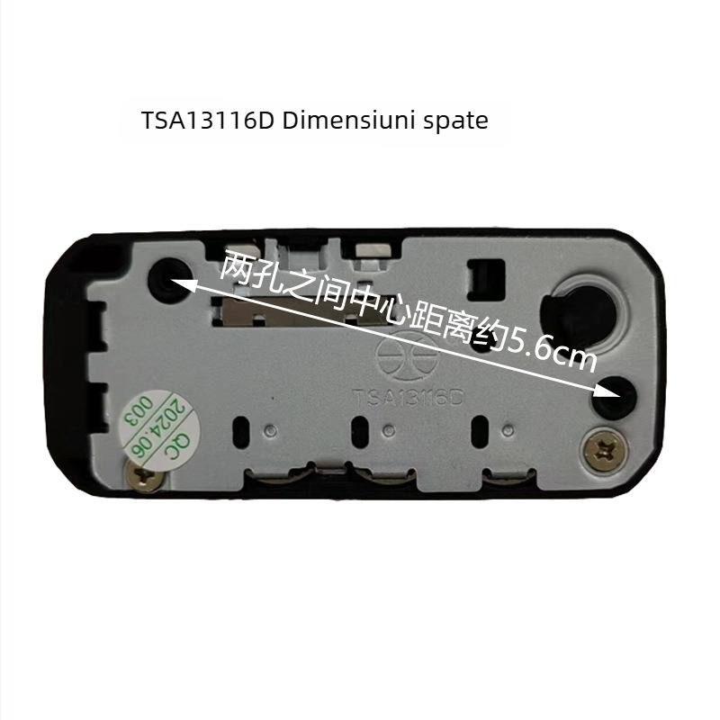 Lacăt pentru bagaje cu parolă TSA13116D TSA007 - ABS material, aprobat TSA, pentru bagaje