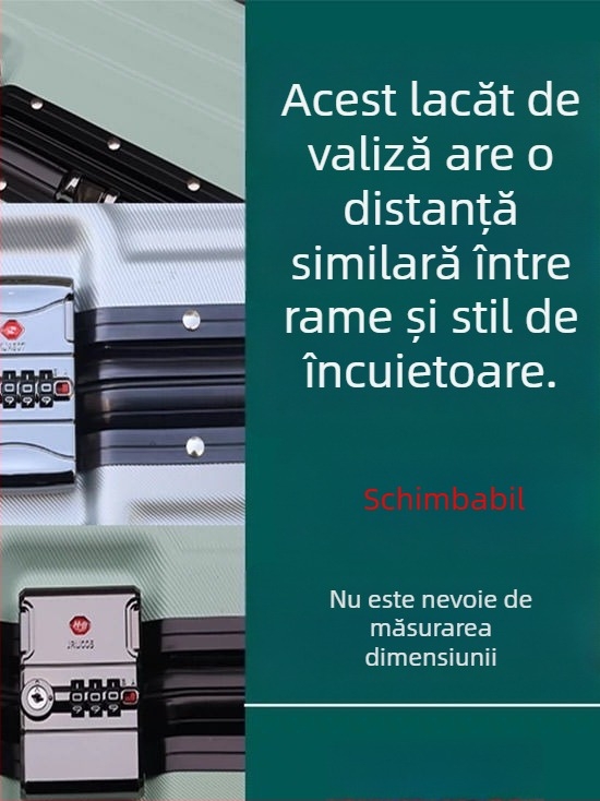 Accesoriu pentru lacăt de bagaj cu parolă – ABS, Anti-furt, Primăvara 2024, Accesoriu universal pentru genți