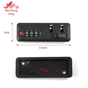 Încuietoare pentru bagaje cu parolă — plastic, accesorii pentru bagaje, parolă fixă