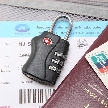 Lacăt TSA cu parolă pentru bagaje – lacăt anti-furt pentru valize, corp din aliaj de zinc/ABS, TSA330/TSA338