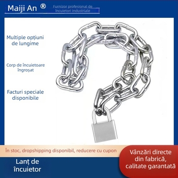 Lacăt de lanț MAIJIAN ZLY, aliaj de zinc, personalizabil, stil modern minimalist