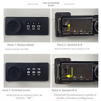 Cabinet metalic pentru chei montat pe perete, model 206 — pentru agenții imobiliari, exterior, formă dreptunghiulară, stil modern minimalist