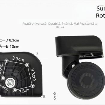 Roți universale pentru bagaje – roți de înlocuire silențioase din plastic (Brand: Other; Cod produs: Other; Categoria: accesorii pentru bagaje)