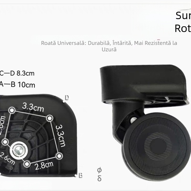 Roți universale pentru bagaje – roți de înlocuire silențioase din plastic (Brand: Other; Cod produs: Other; Categoria: accesorii pentru bagaje)