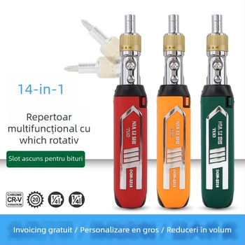 Zhanyi Hardware Set de șurubelnițe cu clichet – izolat, cu cuplu maxim 3,5 N·m, lame din oțel CR-V
